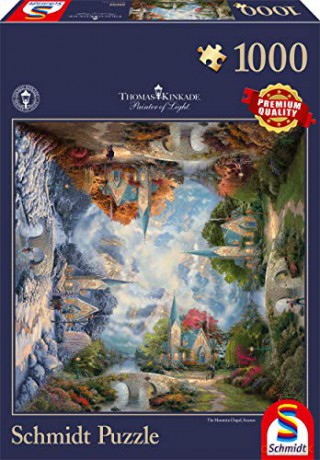 SCHMIDT PQ 1000 el. Thomas Kinkade Kościół w górach [PUZZLE]