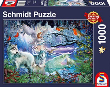 SCHMIDT PQ 1000 el. W zimowym lesie [PUZZLE]