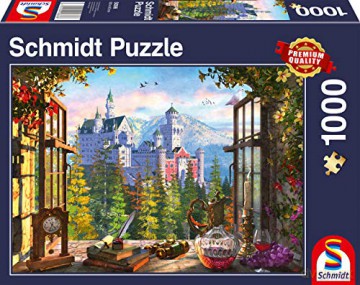 SCHMIDT PQ 1000 el. Widok na bajkowy zamek [PUZZLE]