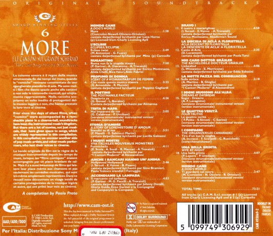 MORE and Songs from the Silver Screen - part 6 [CD]