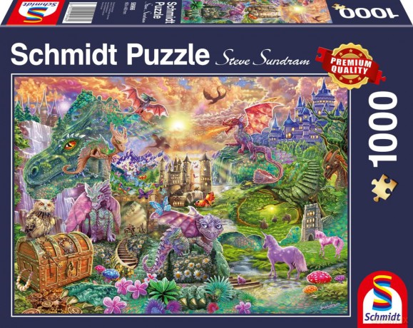 SCHMIDT PQ 1000 el. Zaczarowana kraina smoków [PUZZLE]