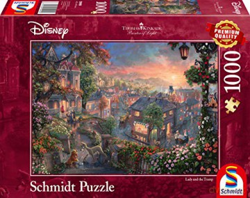 SCHMIDT PQ 1000 el. Zakochany kundel (Disney) [PUZZLE]