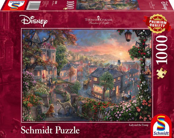 SCHMIDT PQ 1000 el. Zakochany kundel (Disney) [PUZZLE]