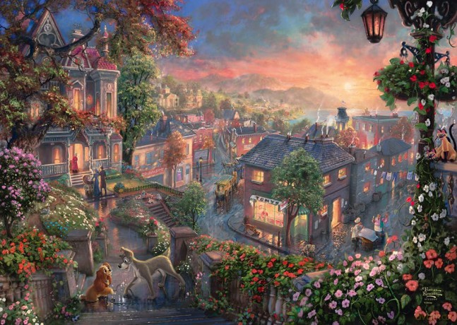 SCHMIDT PQ 1000 el. Zakochany kundel (Disney) [PUZZLE]