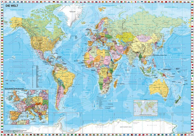 SCHMIDT PQ 1500 el. Mapa świata [PUZZLE]