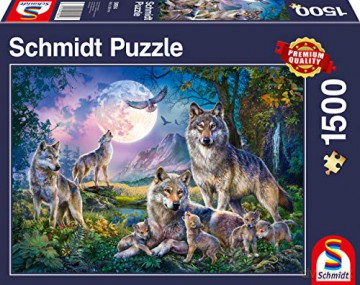 SCHMIDT PQ 1500 el. Rodzina wilków [PUZZLE]