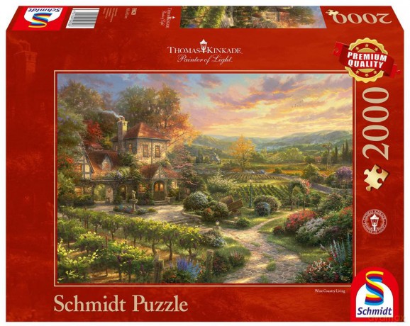 SCHMIDT PQ 2000 el. Thomas Kinkade Winnica [PUZZLE]