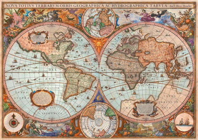 SCHMIDT PQ 3000 el. Starożytna mapa świata [PUZZLE]