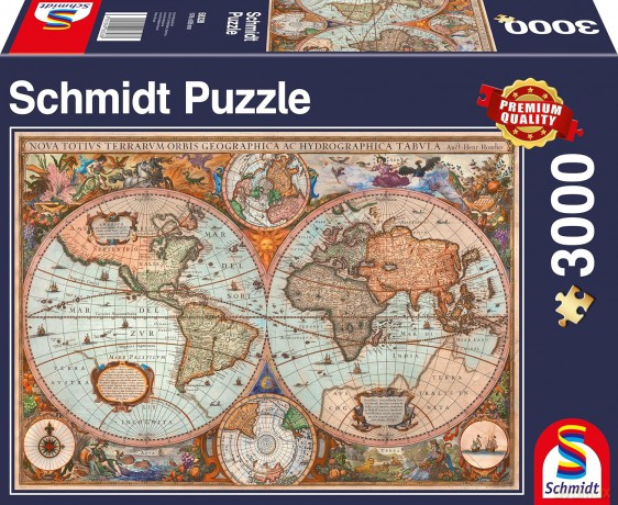 SCHMIDT PQ 3000 el. Starożytna mapa świata [PUZZLE]