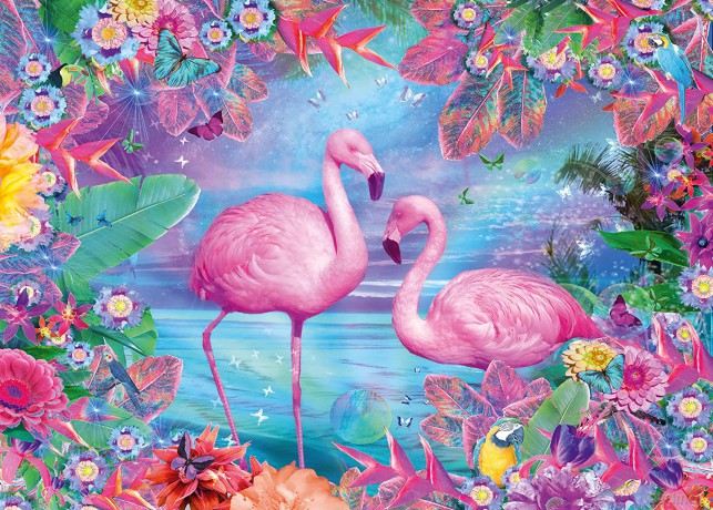 SCHMIDT PQ 500 el. Flamingi [PUZZLE]