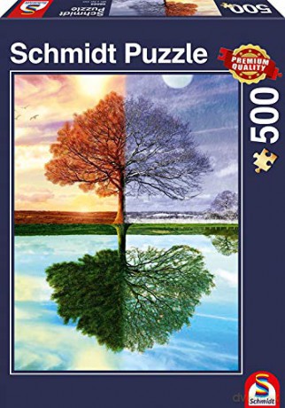 SCHMIDT PQ 500 el. Jedno drzewo - cztery pory roku [PUZZLE]