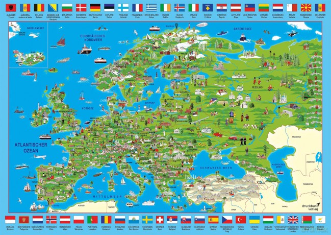 SCHMIDT PQ 500 el. Odkrywanie Europy [PUZZLE]