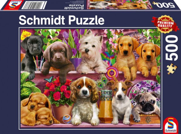 SCHMIDT PQ 500 el. Psy na półce [PUZZLE]