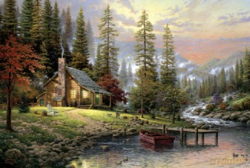 SCHMIDT PQ 500 el. Thomas Kinkade Spokojne schronie [PUZZLE]