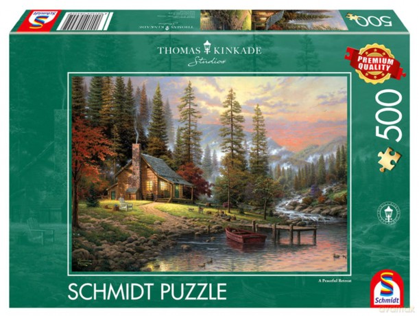 SCHMIDT PQ 500 el. Thomas Kinkade Spokojne schronie [PUZZLE]