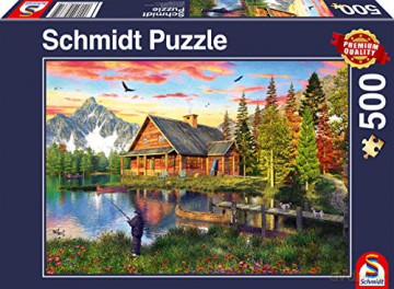 SCHMIDT PQ 500 el. Wędkowanie nad jeziorem [PUZZLE]