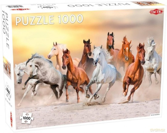 TACTIC 1000 el. Dzikie konie [PUZZLE]