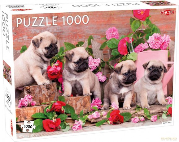 TACTIC 1000 el. Puppy Pugs [PUZZLE]