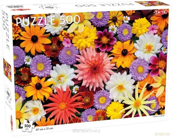 TACTIC 500 el. Garden Flowers [PUZZLE]