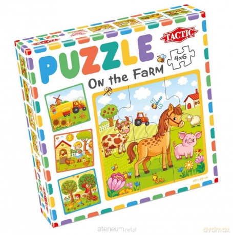 TACTIC Moje pierwsze puzzle: Farma 4x6el. [PUZZLE]