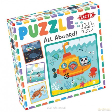 TACTIC Moje pierwsze puzzle: Wszyscy na pokład! 4x6el. [PUZZLE]