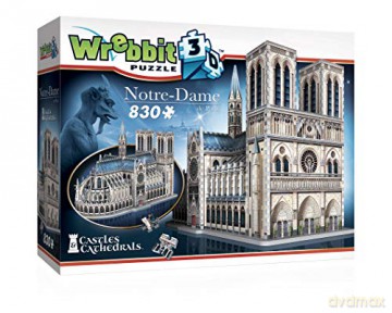TACTIC Wrebbit Puzzle 3D 830 el Notre Dame de Paris [PUZZLE]