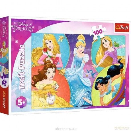 TREFL 100 el. Poznaj urocze Księżniczki [PUZZLE]