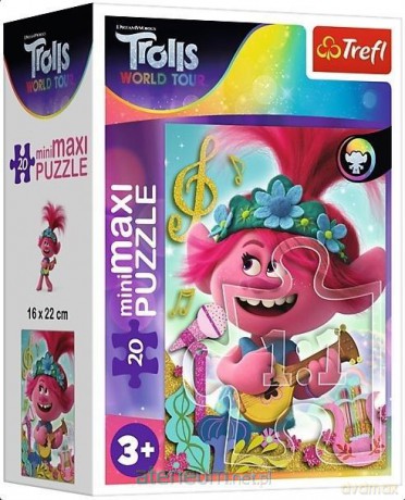 TREFL 20 el. miniMaxi W muzycznym świecie Troli 1 [PUZZLE]