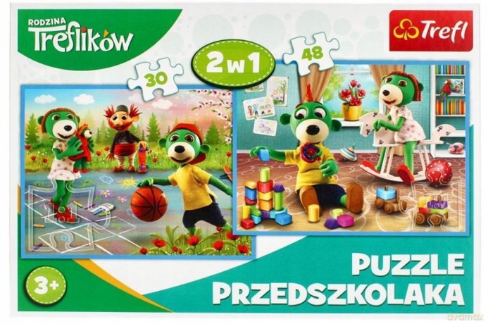 TREFL 2w1 Rodzina Treflików [PUZZLE]