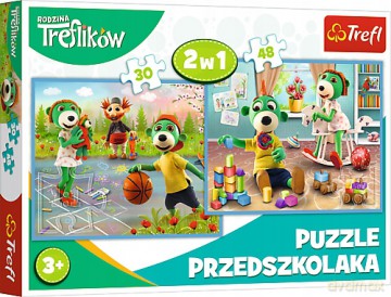 TREFL 2w1 Rodzina Treflików [PUZZLE]