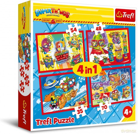 TREFL 4w1 Tajni Szpiedzy [PUZZLE]
