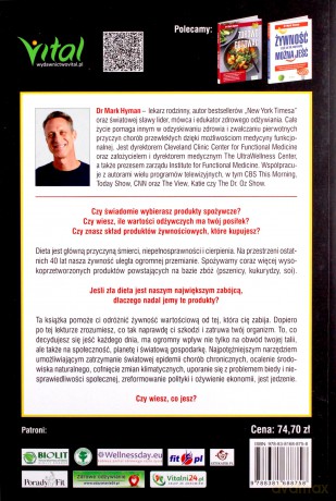Co jeść, aby być zdrowym. Jak dobrać swój model żywienia, aby wzmocnić zdrowie i zadbać o środowisko - Mark Hyman [KSIĄŻKA]