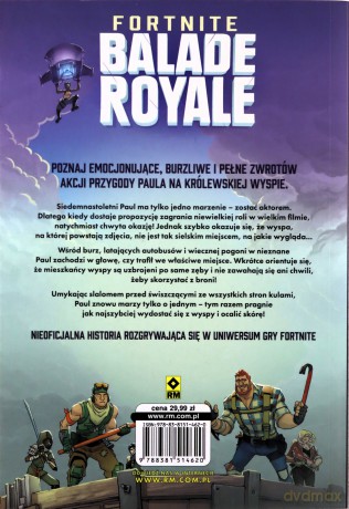 Fortnite. Ballade Royale Królewska wyspa - Mathias Lavorel [KSIĄŻKA]