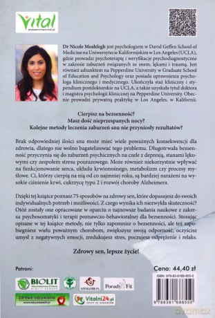 Księga dobrego snu. 75 indywidualnie dobranych technik, dzięki którym skutecznie uwolnisz się od bezsenności, stresu i napięć dnia codziennego - Nicole Moshfegh [KSIĄŻKA]