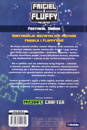 Początek. Festiwal smoka. Frigiel i fluffy nieoficjalny przewodnik po świecie minecraft - Ange Frigiel [KSIĄŻKA]