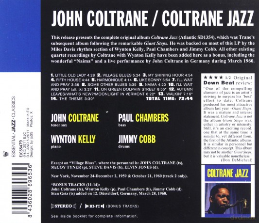 John Coltrane: Coltrane Jazz (Bonus Tracks) [CD]