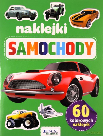 Samochody. Naklejki [KSIĄŻKA]