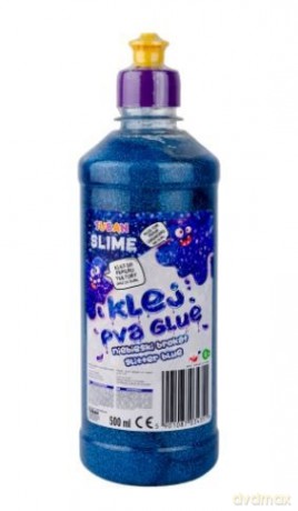 Klej niebieski brokat 500 ml