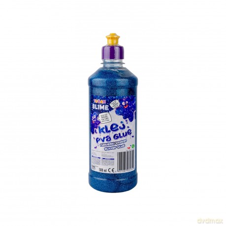Klej niebieski brokat 500 ml