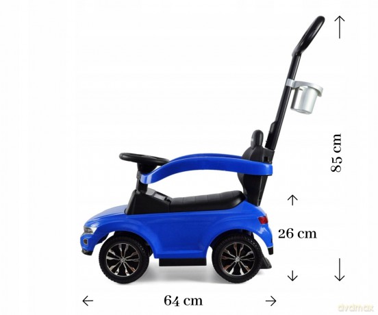 Pojazd z rączką Volkswagen T-Rock Blue