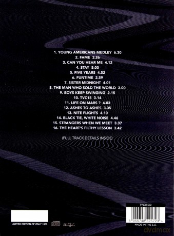 David Bowie: On My TVC15 (Limited) [BOX] [CD]