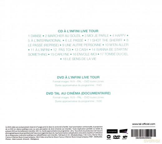 Tal: A LInfini Live Tour (Collectors) [CD]