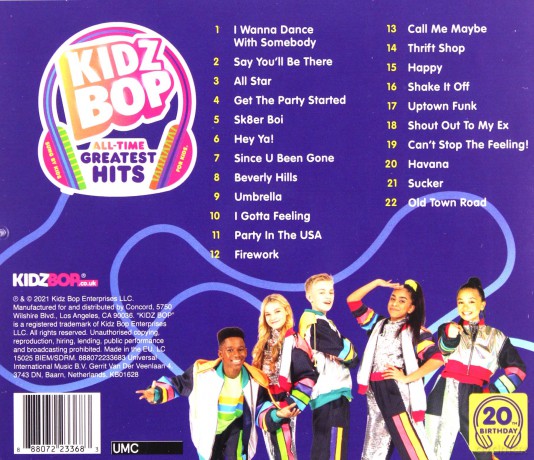 Kidz Bop: All Time Greatest Hits [CD]