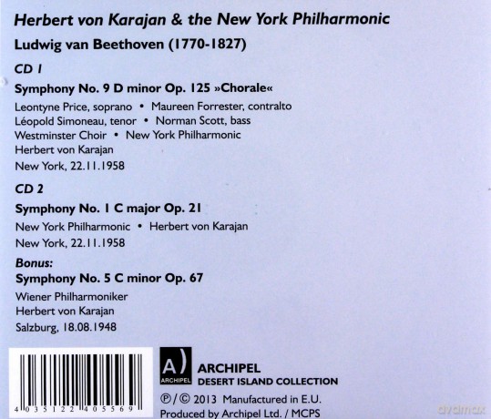 Herbert Von Karajan: Beethoven [2CD]