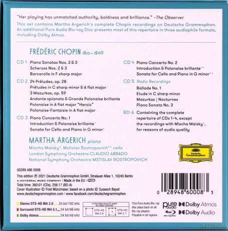 Martha Argerich: Chopin [6CD]