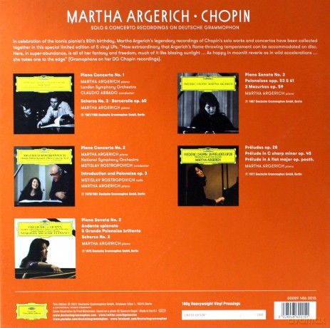 Martha Argerich: Chopin [5xWinyl]
