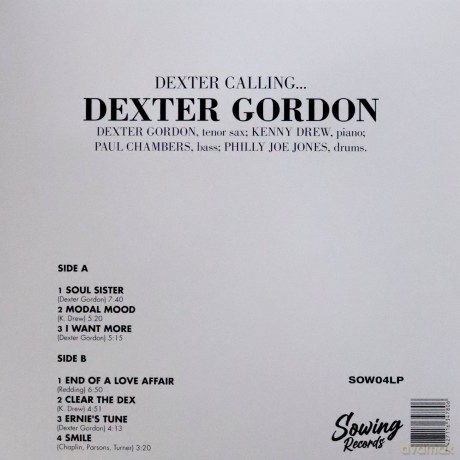 Dexter Gordon: Dexter Calling (Clear) [Winyl]