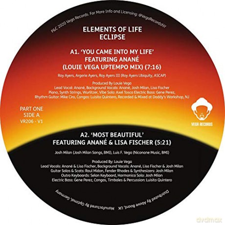 Elements Of Life: Eclipse (Part One) [2xWinyl]