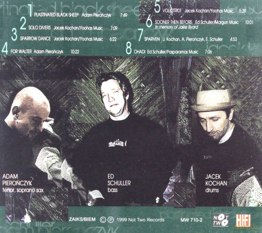 Adam Pierończyk, Ed Schuller, Jacek Kochan: Plastinated Black Sheep [CD]