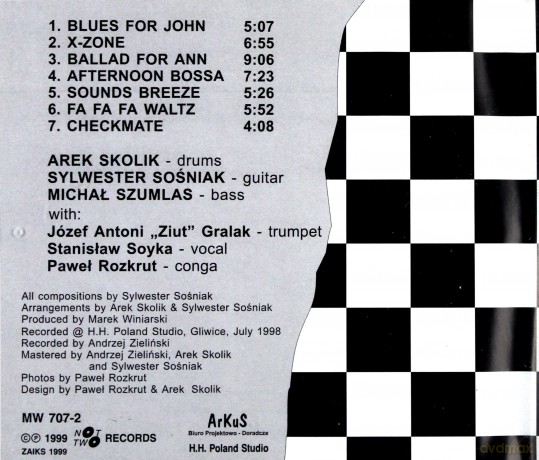 Arek Skolik, Sylwester Sośniak, Michał Szumlas: Checkmate [CD]